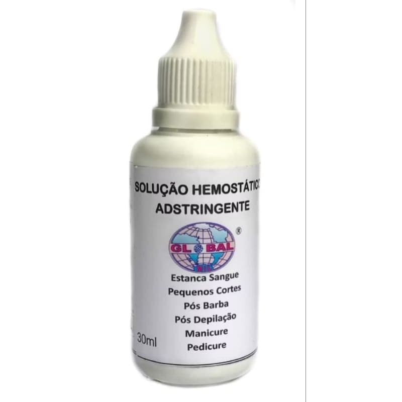 12 Soluções Hemostáticos 30ml, cada, Estanca Sangue ideal para Manicures,Pedicures,Podólogos,Studios e Tosas de Pets,