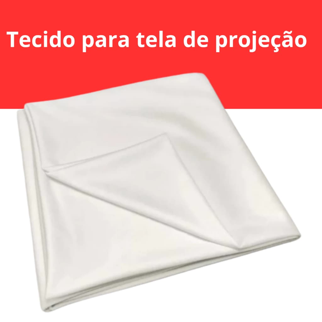 Tecido Dry Fit 100% Para Tela Projeção Projetor 1,80 X 2 M