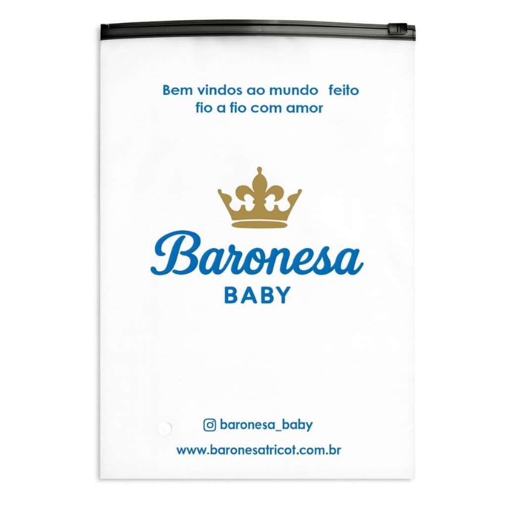 Embalagem para Presente 20x30 Fechamento ZipLock Baronesa Baby
