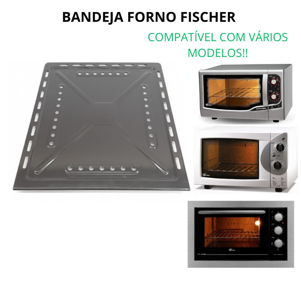 Bandeja Fornos Fischer Grill Gratinatto Gourmet Hot Line Fit Line Premier 44L e 48L
