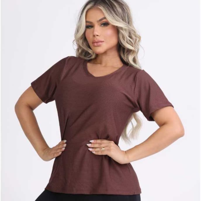 Camiseta Dry Fit Premium Blusa Fitness de Academia Treino Tecido Leve Blusinha Atividade Física