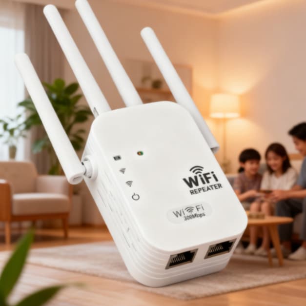 Repetidor Amplificador De Sinal Wifi 300/mbps Ultra Rápido Sinal Forte -G8