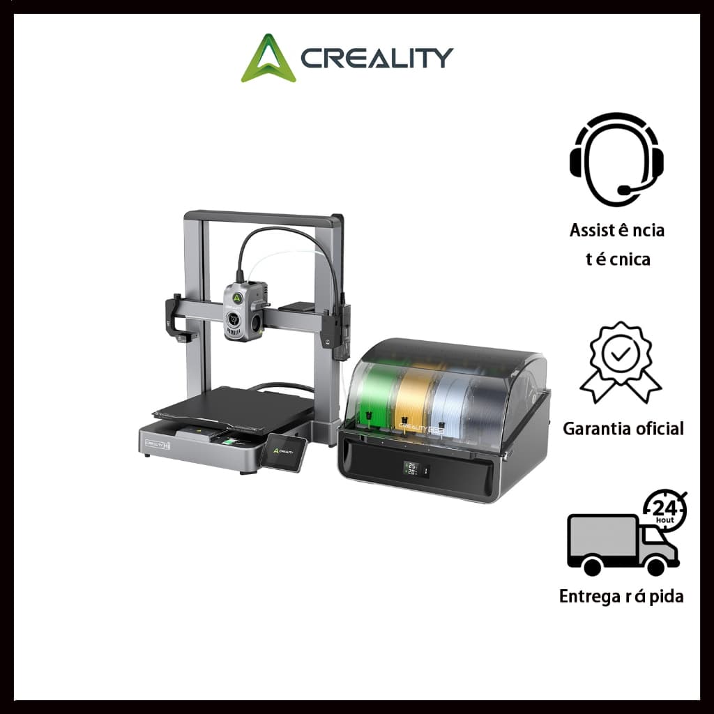 Oficial Creality HI combo impressora 3d / CFS / 500mm/s / 260*260*300mm