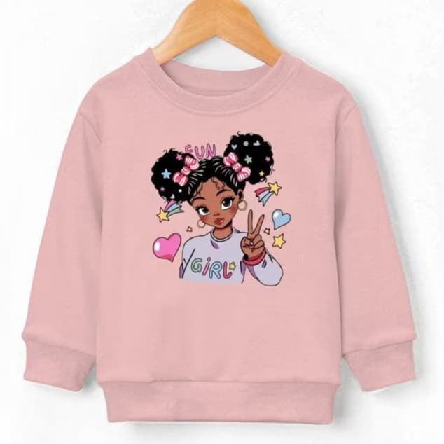 Moletom Feminino Infantil Ideal para Looks Casuais e Fofos