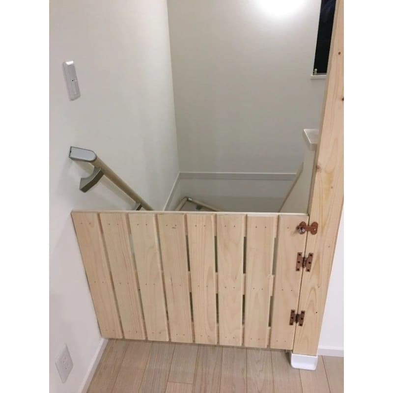 portão Portãozinho segura pets e crianças portão de segurança de madeira pinus