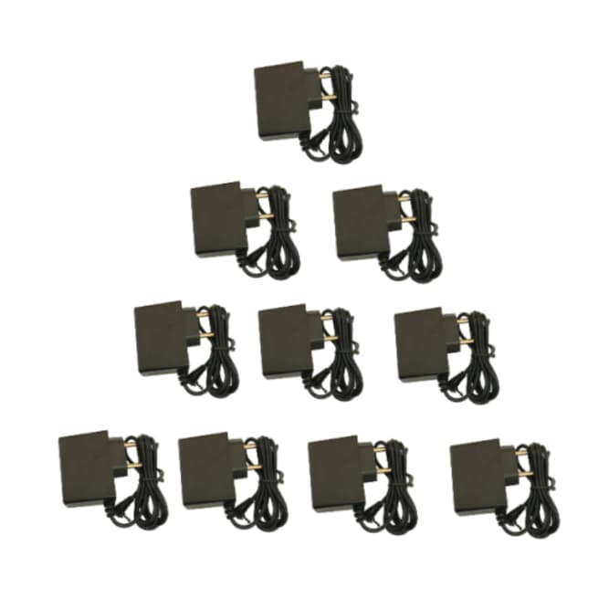 kit 10 unid Fonte Alimentação Carregador Adaptador F12l20-050200spae 5v 2.0ah plugue fino multi uso (P4/2,³mm diametro)