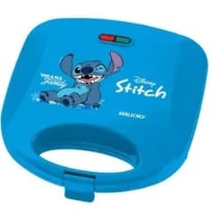 Lançamento! Disney Stitch Mallory Sanduicheira Placas com Design Exclusivo, Superfície Antiaderente Luz de Led