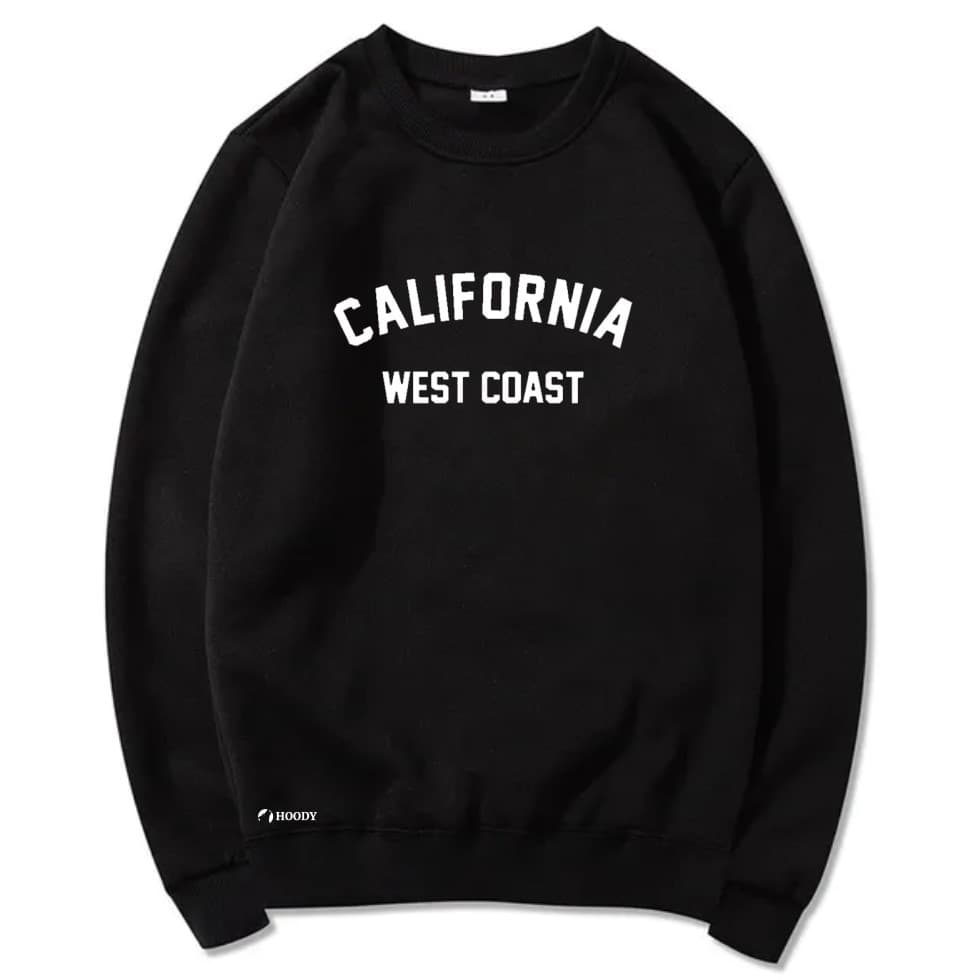 Blusa Moletom Flanelada Estampa California Novidade Modelo Sem Capuz Alta Qualidade