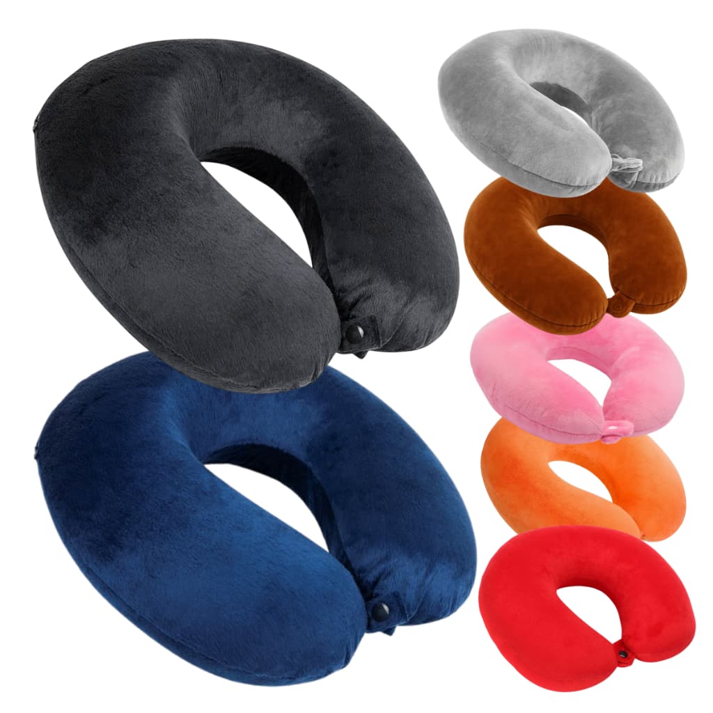 Almofada Travesseiro De Pescoço Protetor Cervical Descanso Viagem Confortável