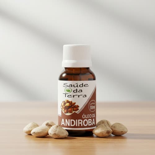 Óleo de Andiroba 30ml Anti-inflamatório Natural Cuidados com Pele e Bem-Estar
