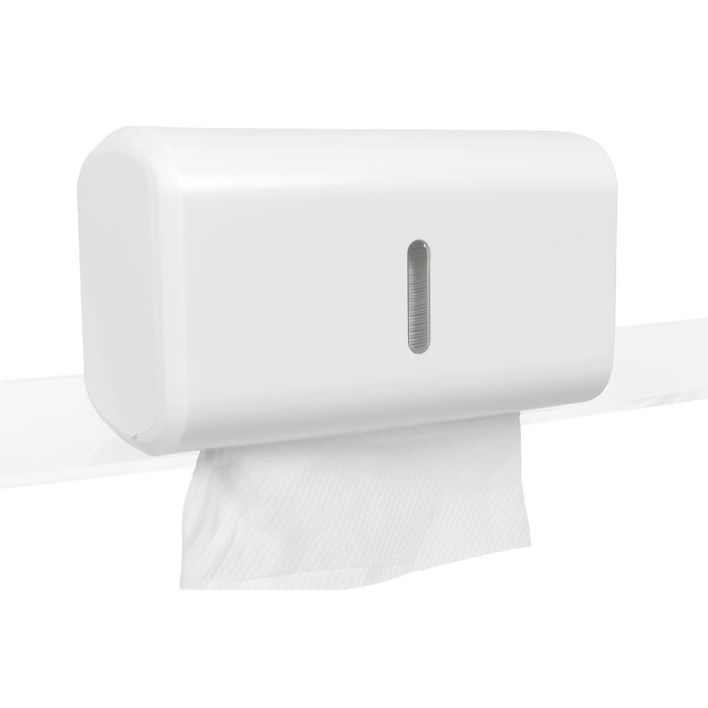 Dispenser Branco Papel Toalha Suporte Com Trava Dupla