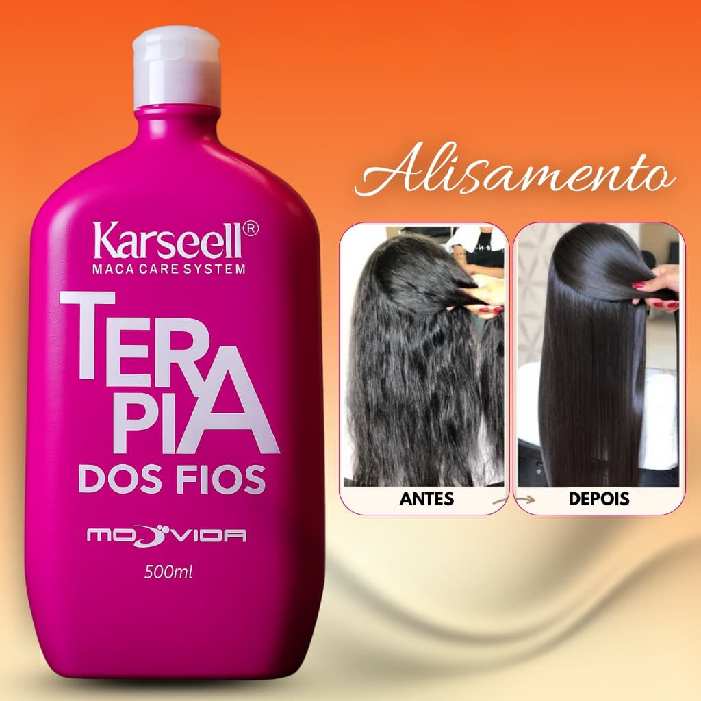 Progressiva Orgânica Terapia dos Fios Cabelo Liso Imediato - 500ml