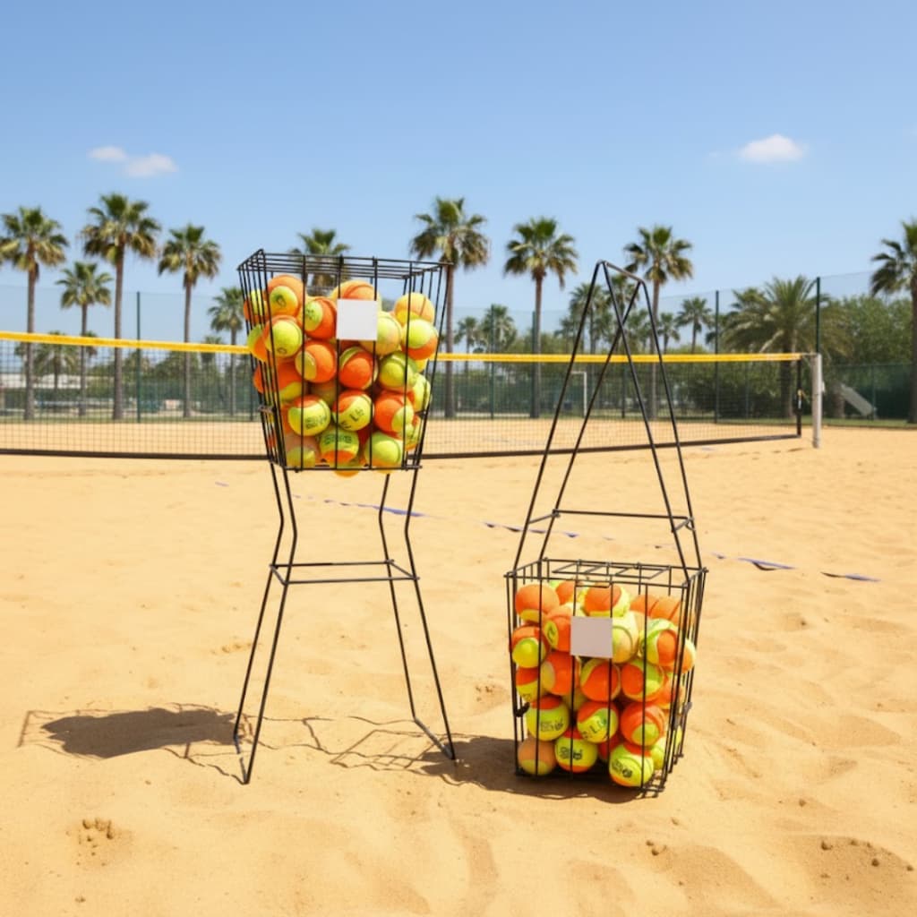 Cesto Pegador Bolas Beach Tennis Padel Pegador Quadra