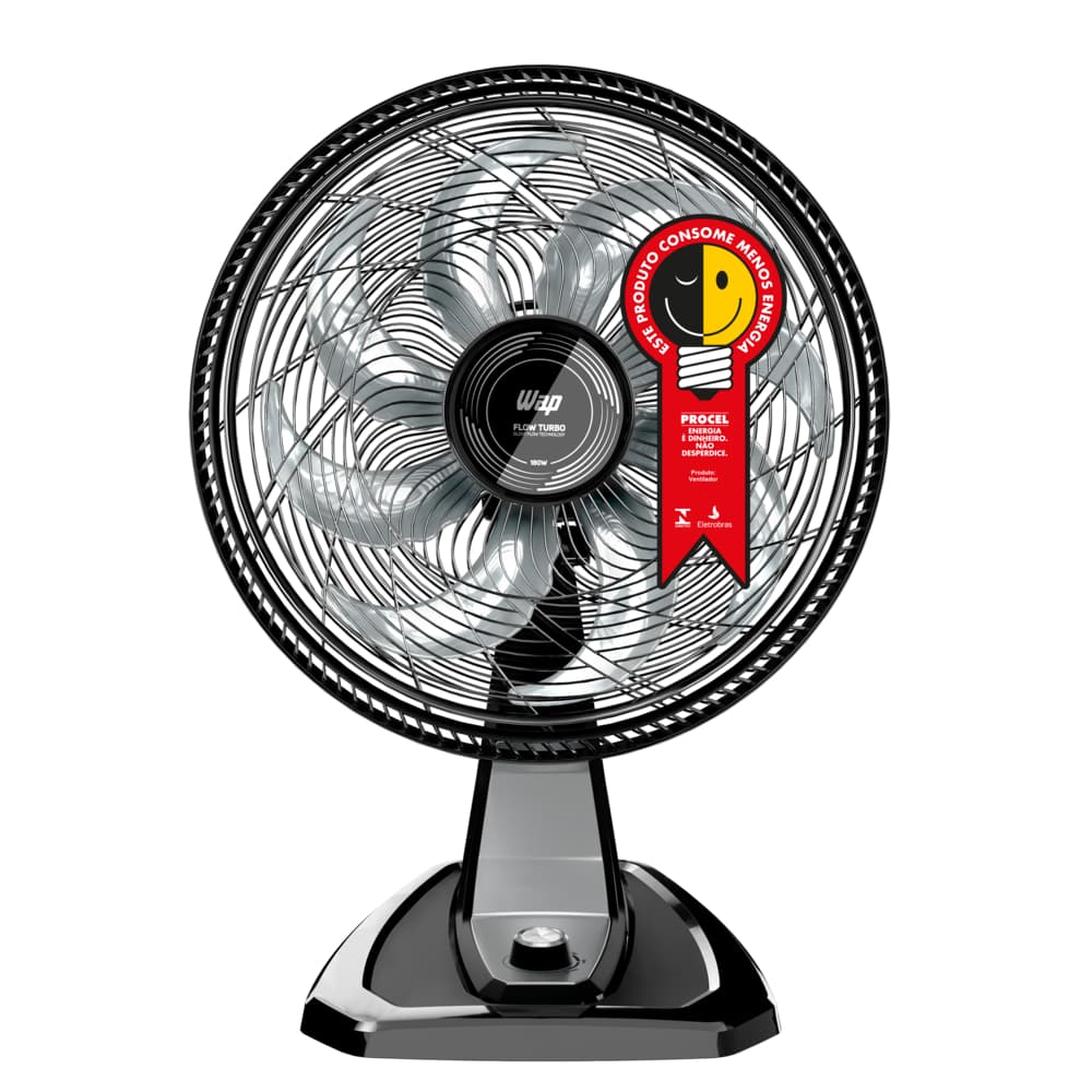 Ventilador de Mesa e Parede 8 Pás 127V Wap Flow Turbo 180W