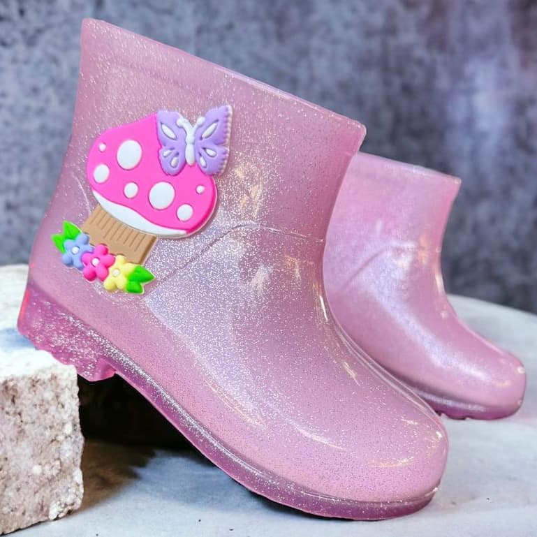 Galocha Infantil Menina Delicada Bota Leve Confortável