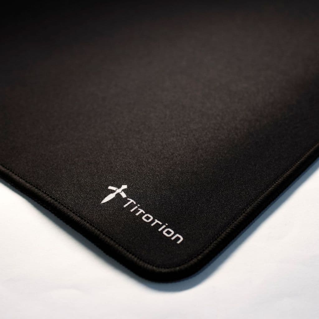 Mouse Pad Gamer APEX Control Profissional 49x42 Deskpad Branco Preto Hexágono Ergonômico Titorion