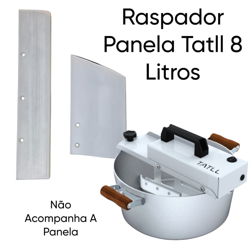 ESPÁTULA FITA SILICONE PANELA MEXEDORA DE DOCES TATLL 8 LITROS