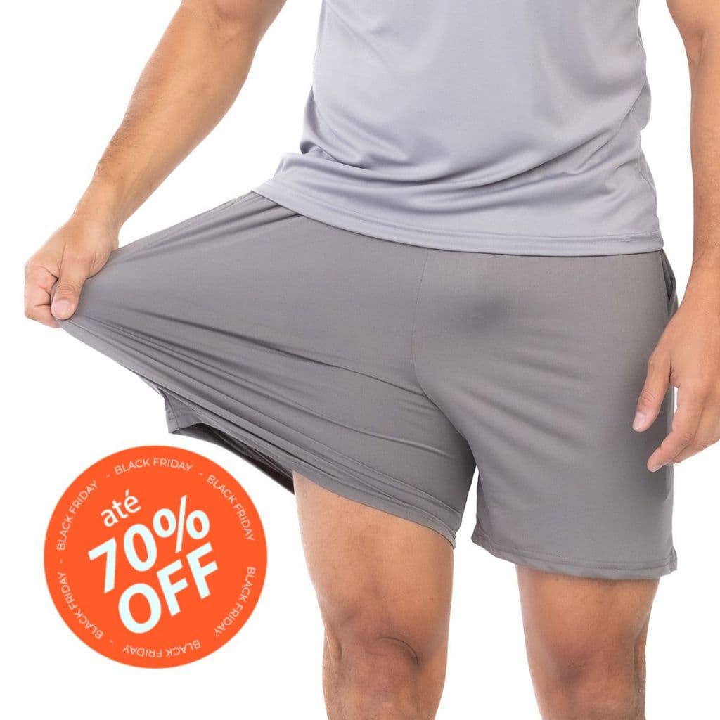 Kit Bermuda Masculino Academia Dry Fit Academia Treino com Elastano LVF48-CP2