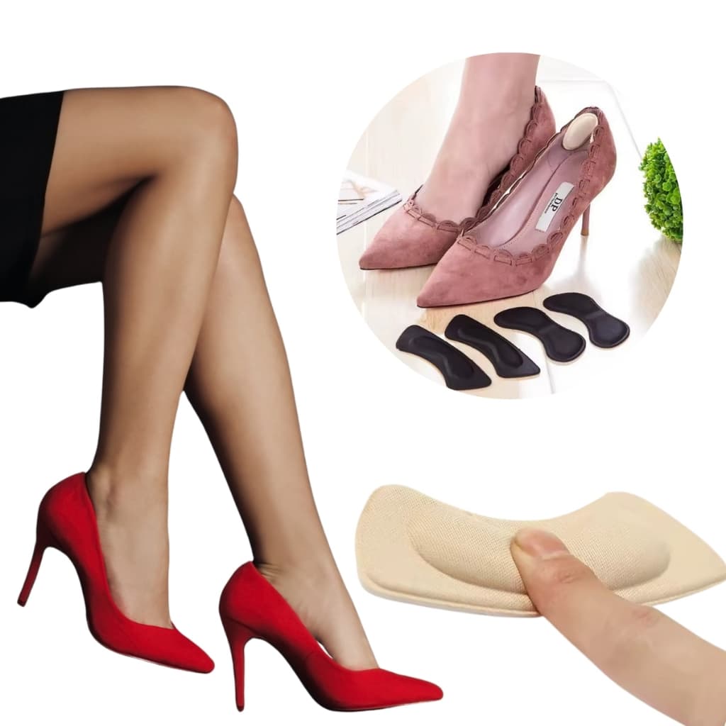 Par Protetor Calcanhar Adesivo Palmilha Calcanhar