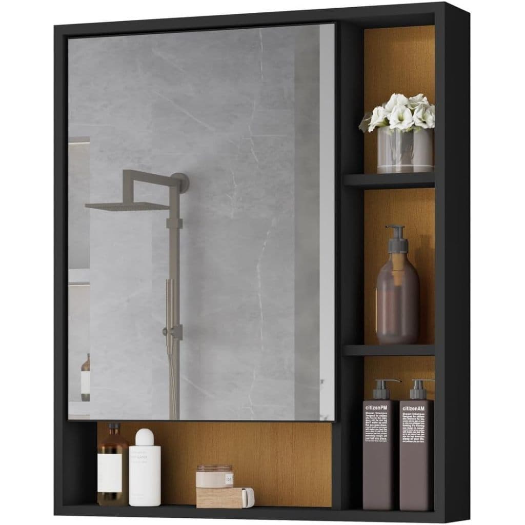 LIQUIDA!!!   Armário Banheiro com Espelheira Porta Selene - Várias Cores