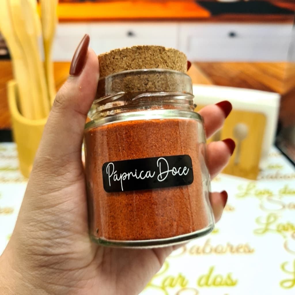 Kit Completo 64 Etiquetas de Temperos E Condimentos Etiquetas para Potes de Cozinha à Prova d’Água