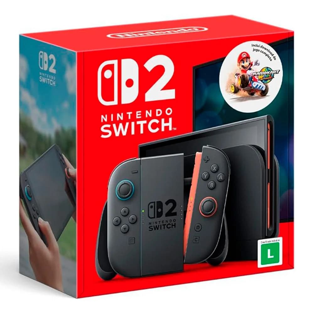 Nintendo Switch 2 + Mario Kart Incluso - Original - Envio Imediato