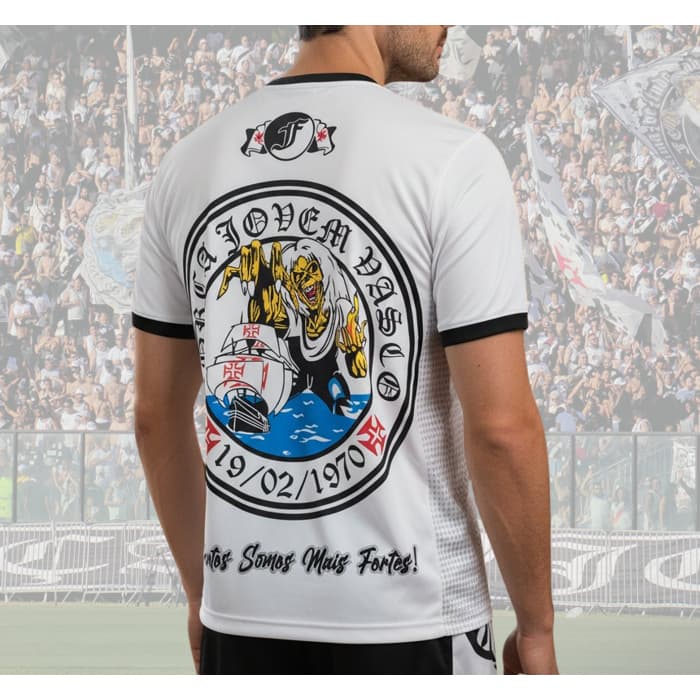 Camisa Escudo Vasco Estilo Sócio Força Jovem Vasco - FJV