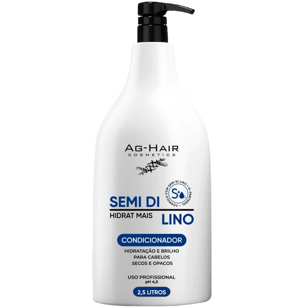 Condicionador AG Hair Semi di Lino 2,5L – Hidratação Profunda e Brilho!!
