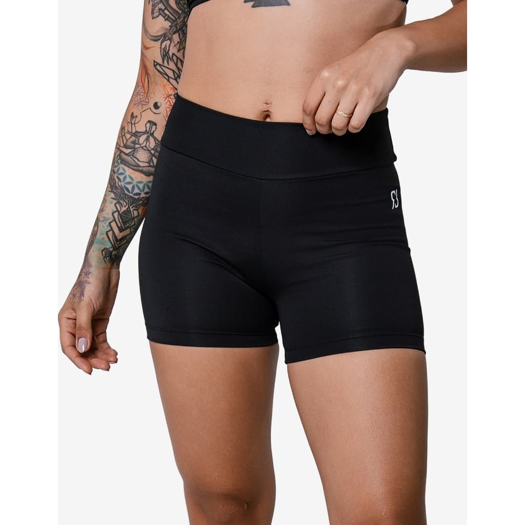 Short Academia Fitness Curto Poliamida Zero Transparencia