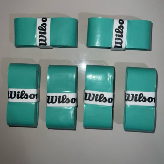 Kit 3 Overgrip Wilson Para Beach Tennis Tênis Padel Pickleball Verde Água
