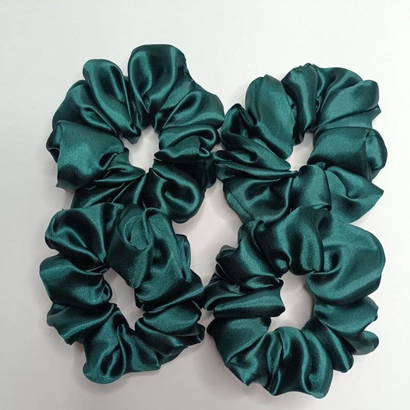 kit com 12 Scrunchie Xuxinha de Cetim Anti-frizz Brinde Mimo Cliente - Envio imediato