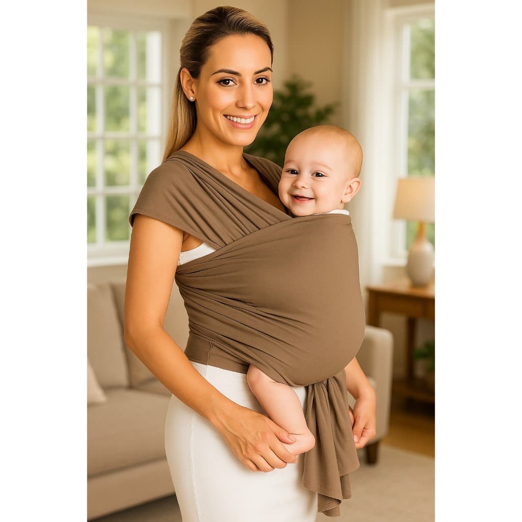 BABY SLING WRAP SLING BEBÊ MAMÃE CANGURU CONFORTÁVEL E ERGONÔMICO PRÁTICO DE LAVAR E MUITO CONFORTÁVEL