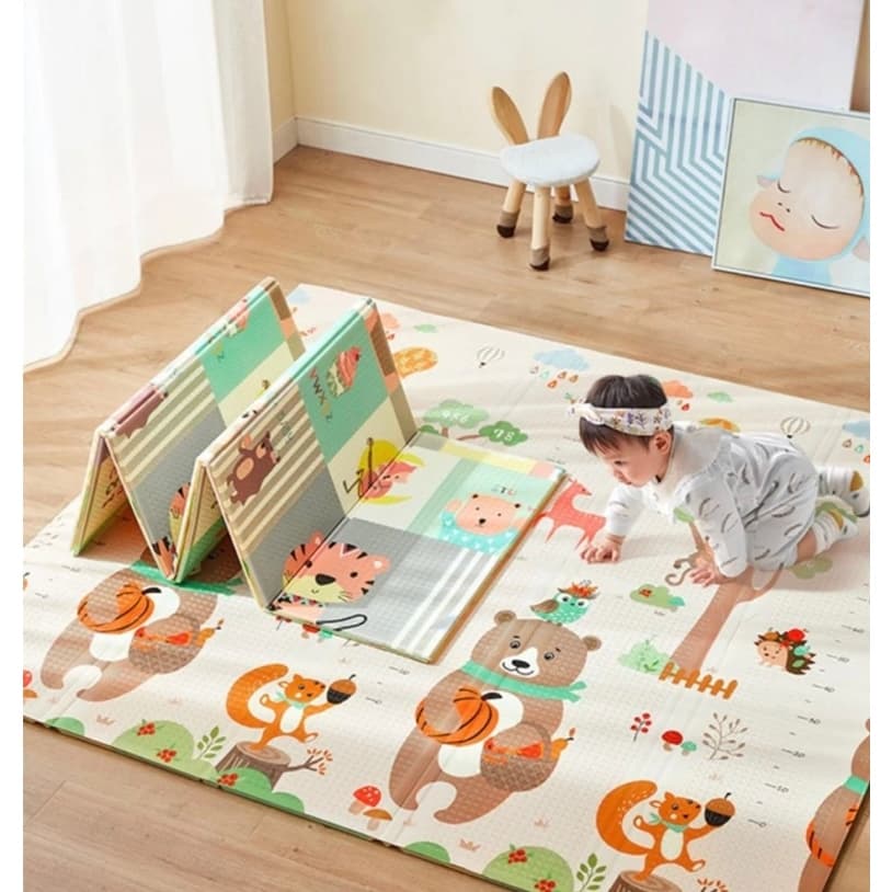 Tapete Infantil Atividade Bebê Dupla Face Emborrachado 180*200*0.8cm -S13
