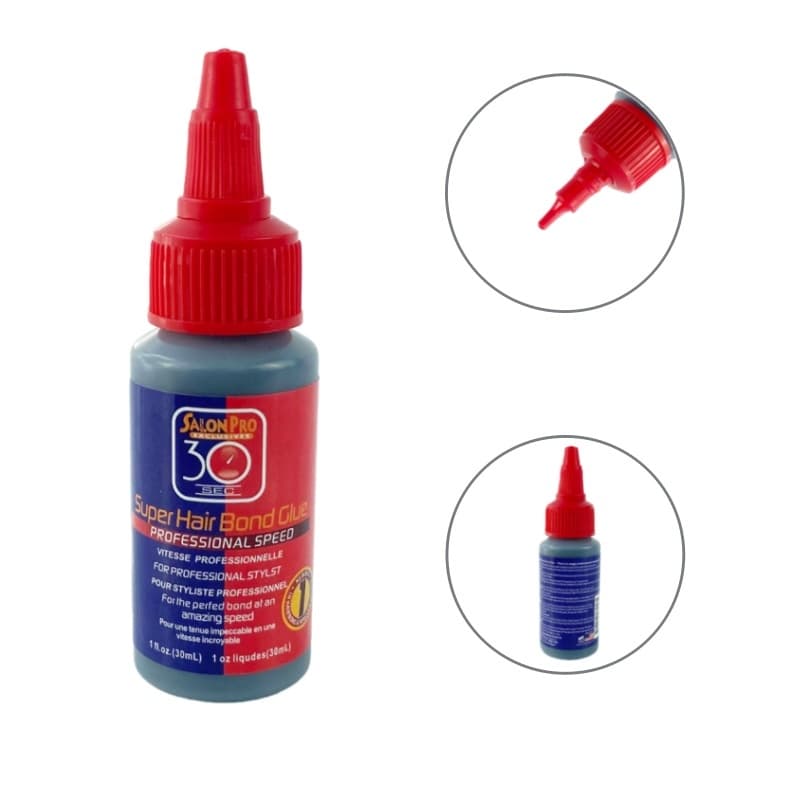 Super Cola Salon Pro 30ml Para Alongamento Mega Hair e Extensão de Cílios 30 segundos