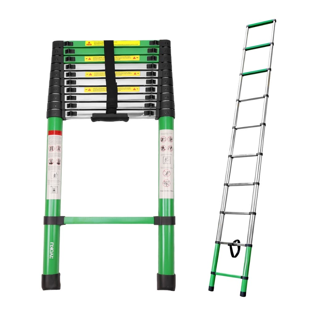 Escada Telescópica Extensiva De Alumínio 2.7 Metros 4.3 Metros
