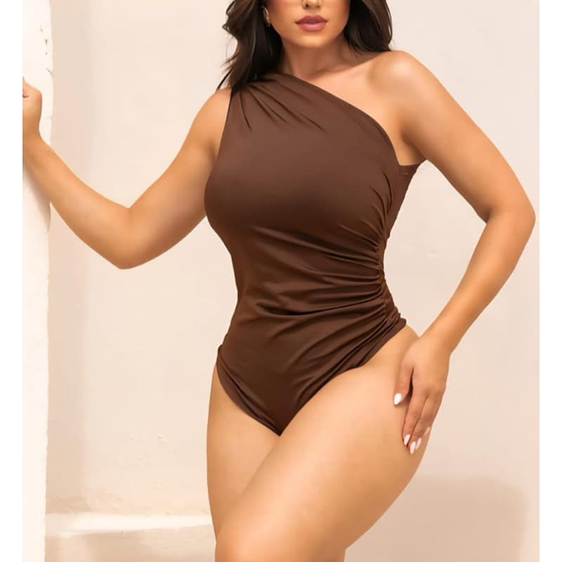 Body Um Ombro Só Com Drapeado