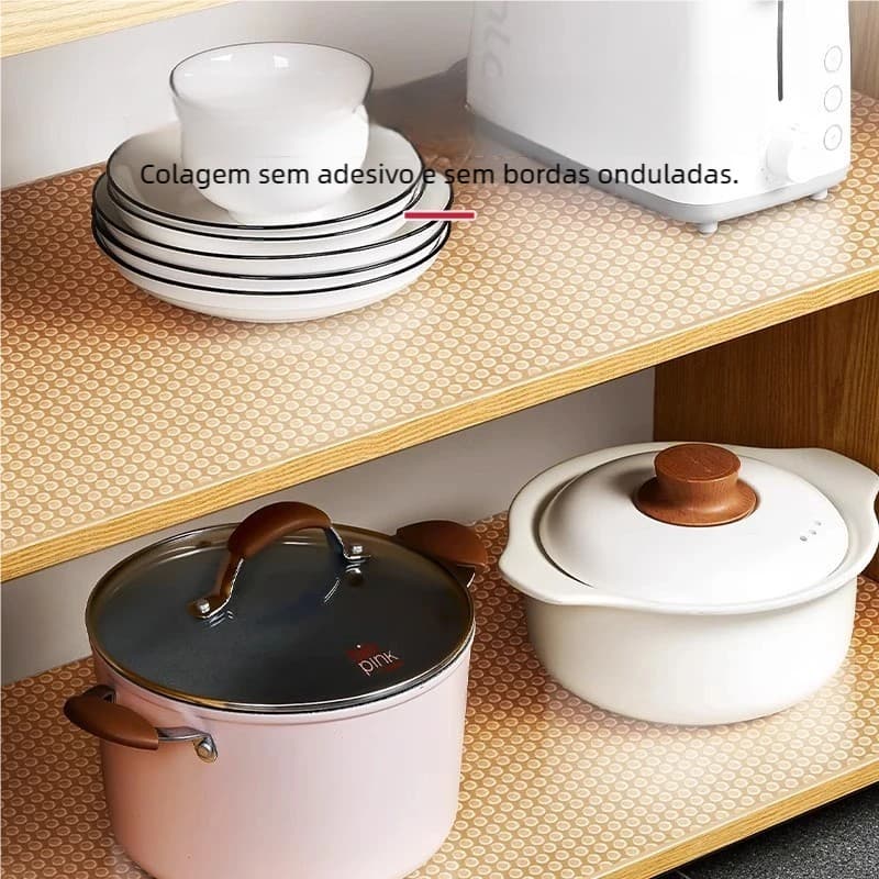 Forro Multiuso Gaveta Armário – Organização Prática para Cozinha e Quarto