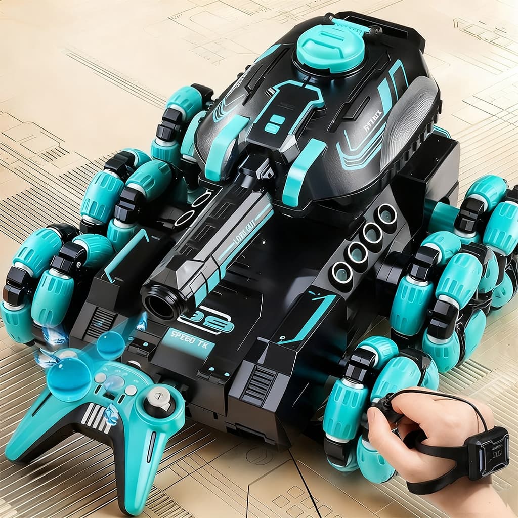 Carro de Brinquedo Infantil Acrobacias com Controle Remoto Drift 360° - Duplo controle remoto