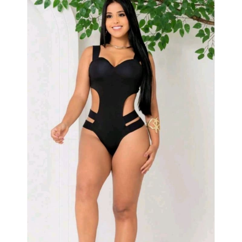 MaiosMaiô Feminino Alças Largas Em Elástico, Maiô Moderno Elegante De Amarrar Body Maiô Moda Praia