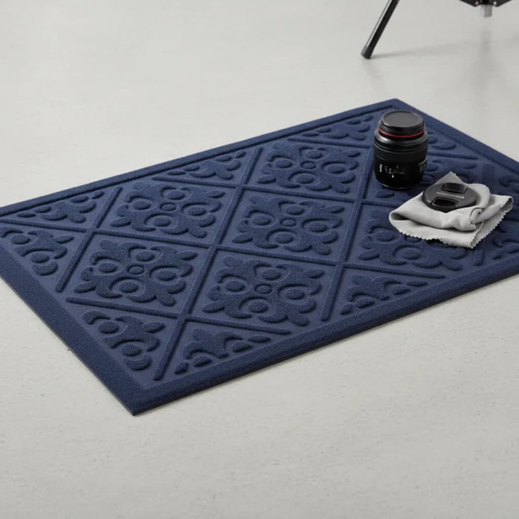 Tapete Capacho Emborrachado Arabesco Porta Entrada Casa Apartamento Antiderrapante