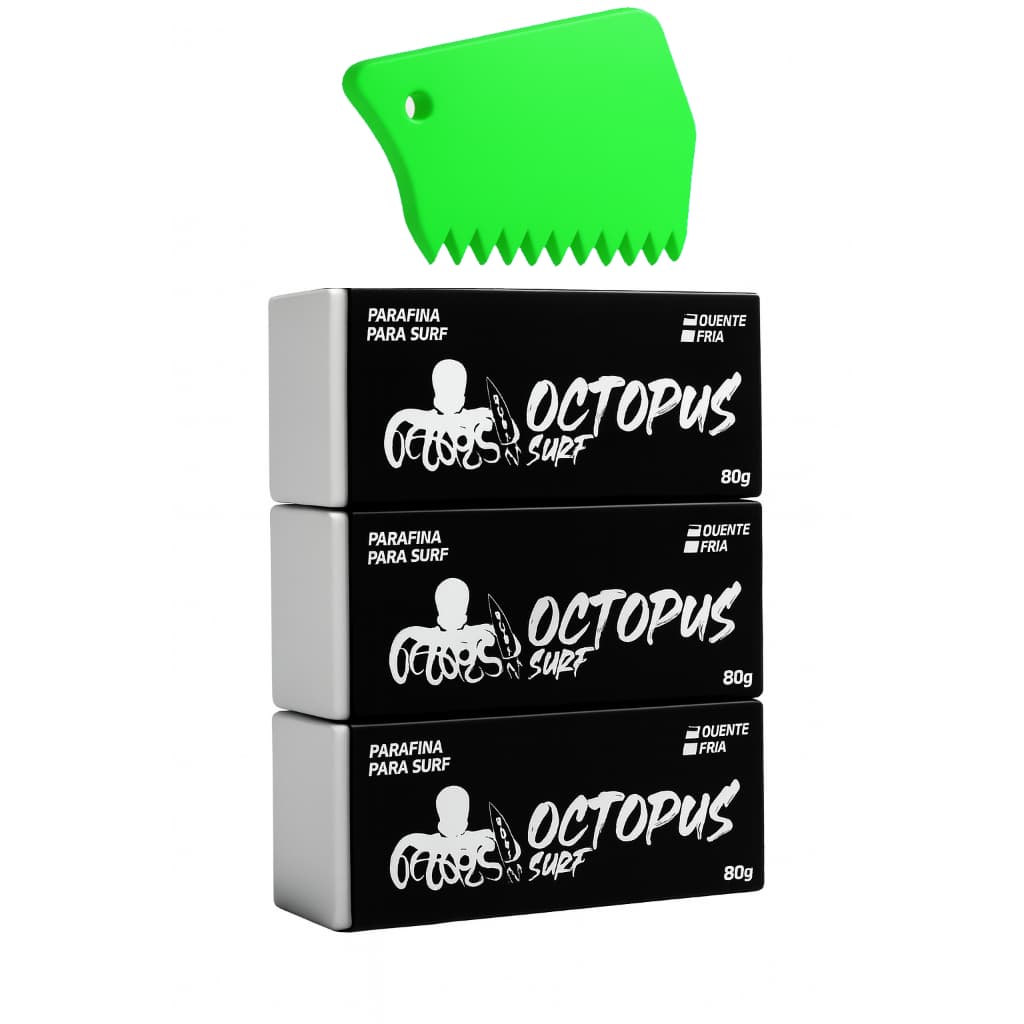 3 Parafina Surf - 3 Parafinas Prancha De Surf + Raspador - Alta Aderência