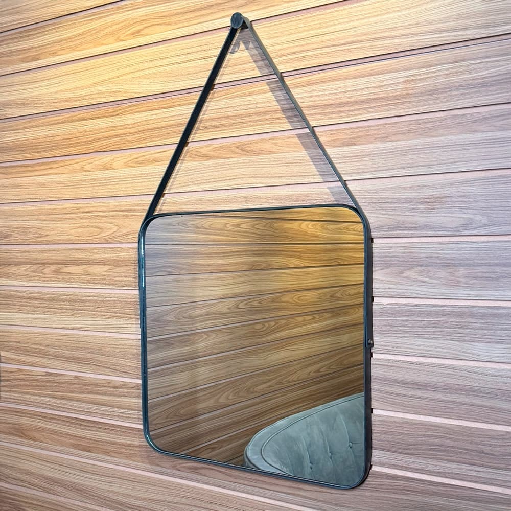 Espelho Adnet Quadrado Grande  Destaque Sua Decoração em Salas Halls Suítes Barbearia