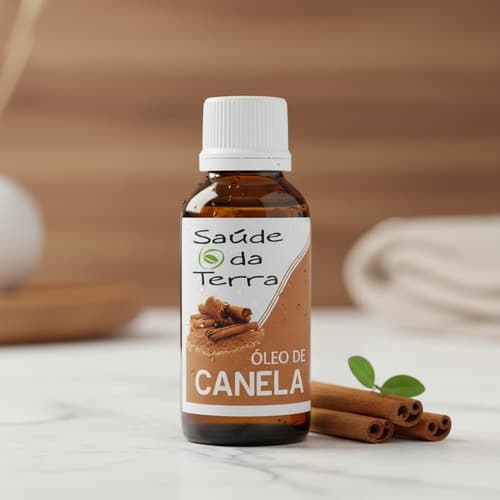 Óleo de Canela 30ml Estimulante Antioxidante e Aromaterapia