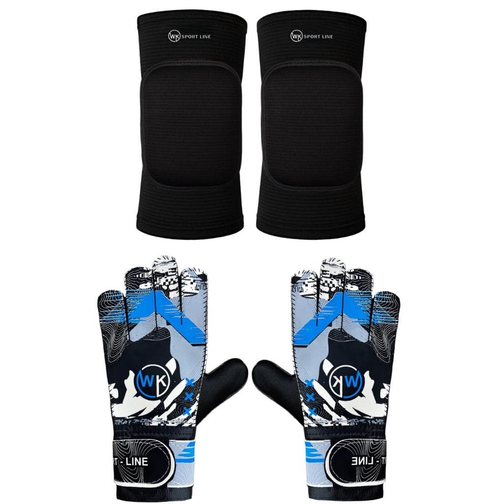 Kit  Luva De Goleiro WK.2 e Joelheira Master Futebol
