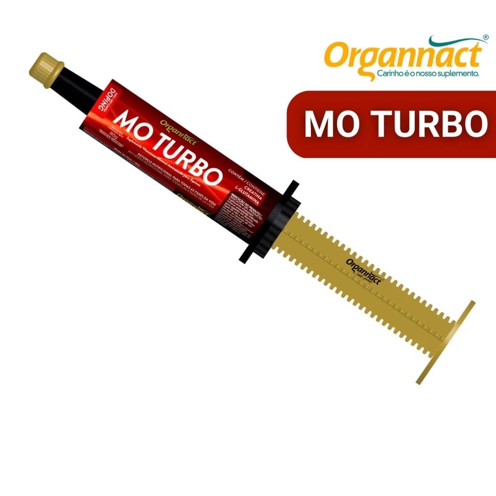 Mo Turbo Suplemento Vitamínico para Equinos 56ml - 1unidade Organnact
