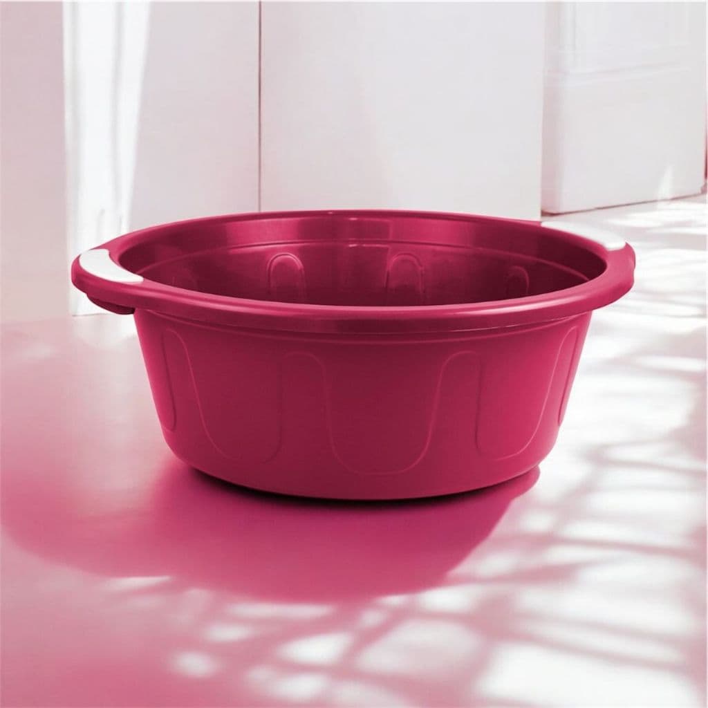 Bacia Gigante 60 Litros c/ Alça Reforçada Grande Para Lavanderia Multiuso Utilidades