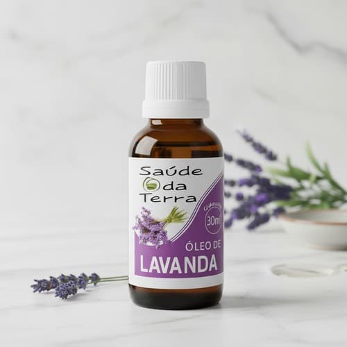 Óleo de Lavanda 30ml Aromaterapia Relaxamento e Cuidados com a Pele
