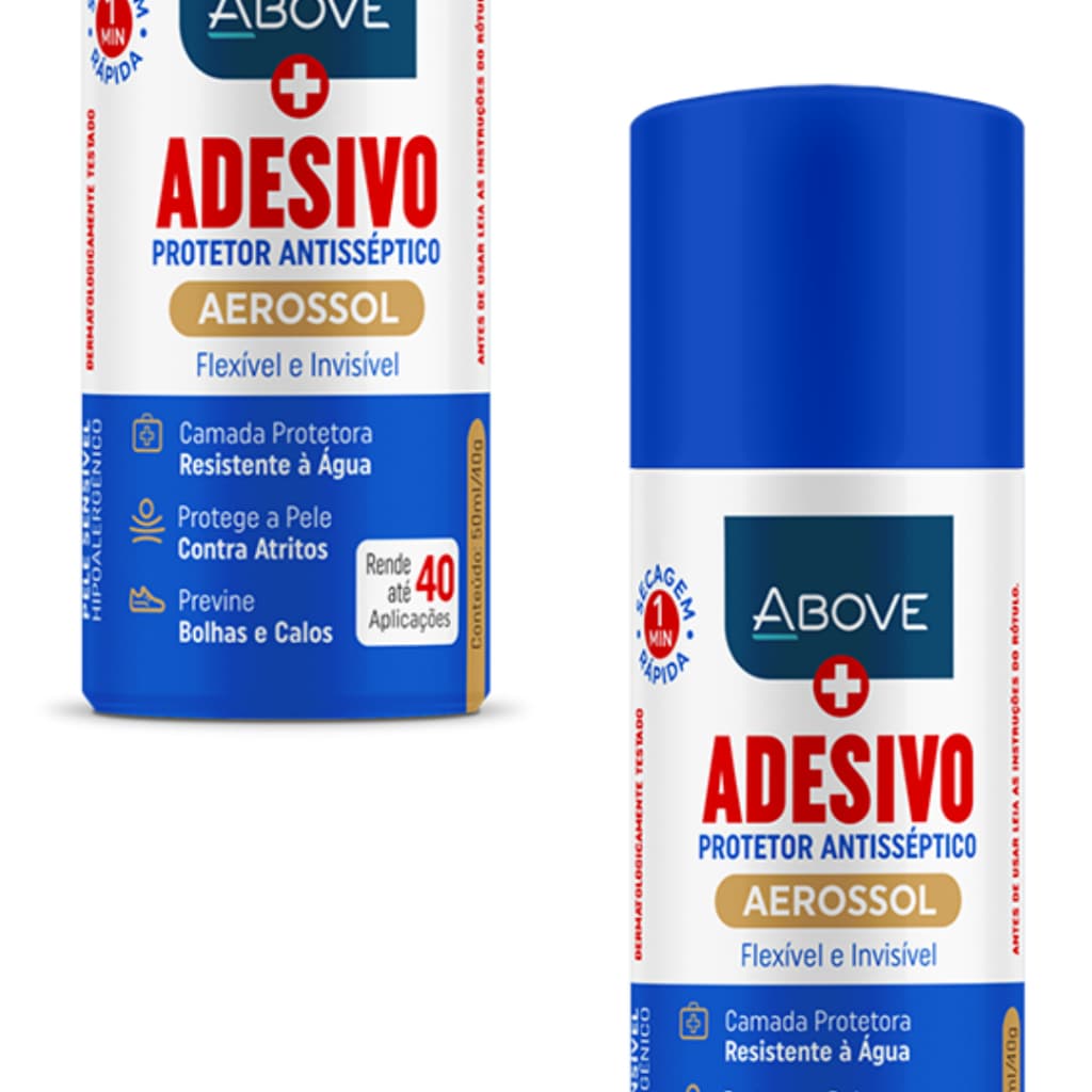 Adesivo Protetor Spray Antisséptico Bandeide Líquido Aerosol 50ml Above