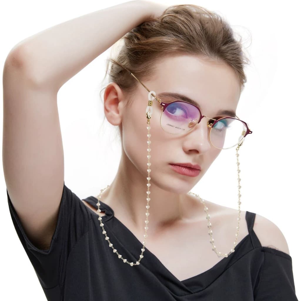 【LOUIE SHARK 2】Cordão Corrente De Óculos Moda Vários Modelo E Cores Estilo Moderno E Popular