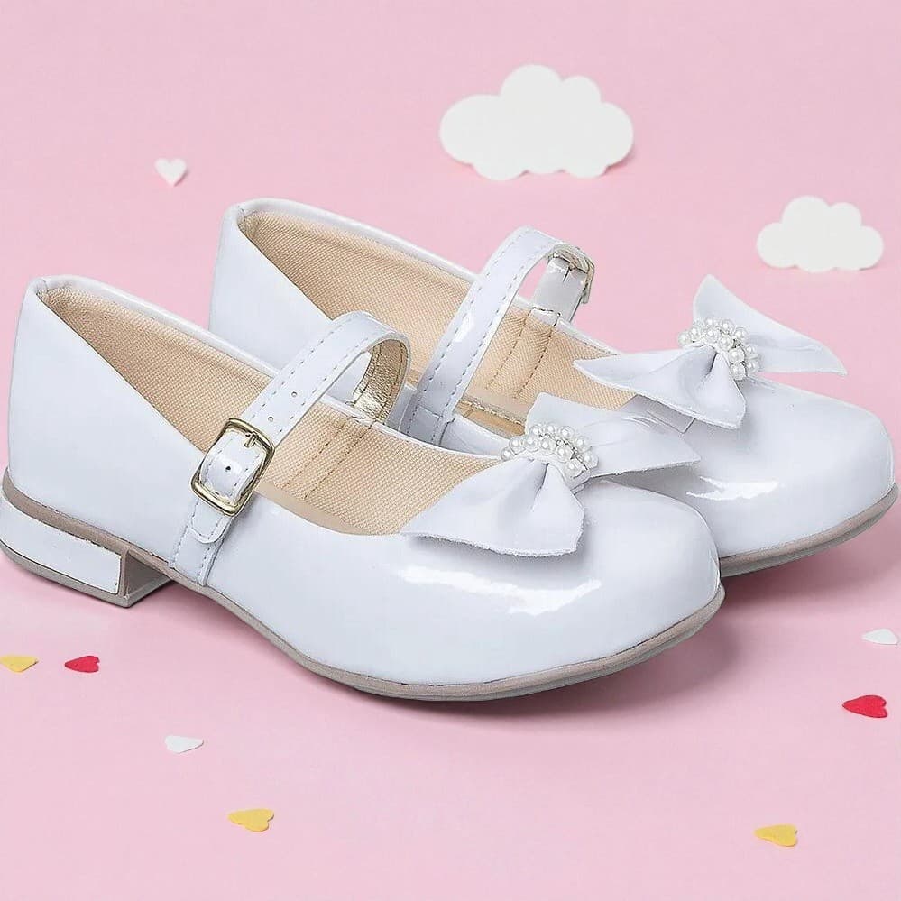 Sapatilha Infantil Menina Verniz Festa Batizado - 28 ao 34